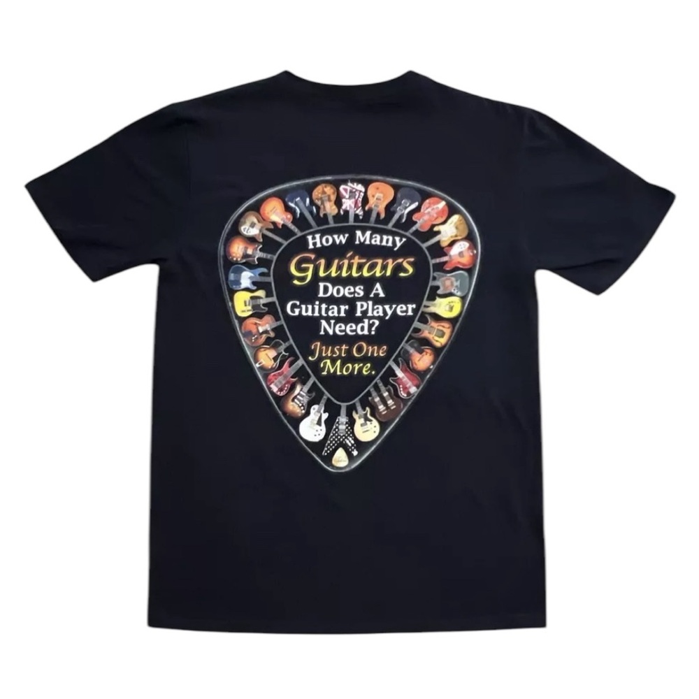 Guitar Pick T-Shirt  Taboo Men's Size Med. Graphic on Back and Front Black